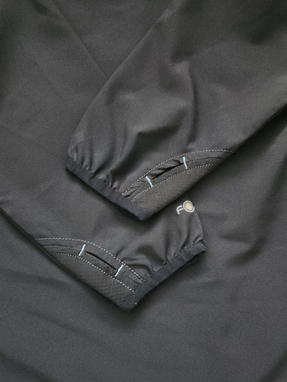 Carhartt Women's Black Utility Jacket with Bright Blue Trim - Picture 8 of 8